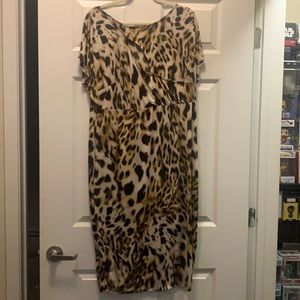 NWOT leopard print dress